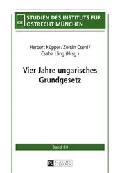 Book cover of Vier Jahre ungarisches Grundgesetz by Unknown