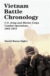Book cover of Vietnam Battle Chronology by David Burns Sigler