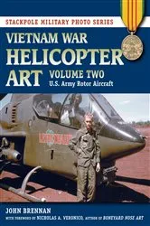 Book cover of Vietnam War Helicopter Art by John Brennan