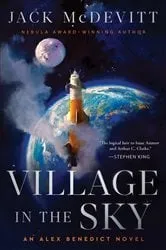 Book cover of Village in the Sky by Jack McDevitt