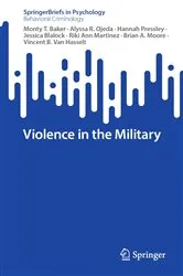 Book cover of Violence in the Military by Monty T. Baker