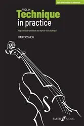 Book cover of Violin Technique in Practice by Mary Cohen