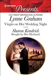 Book cover of Virgin on Her Wedding Night & Bought by Her Husband by Lynne Graham