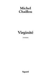 Book cover of Virginité by Michel Chaillou