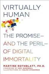 Book cover of Virtually Human by Martine Rothblatt