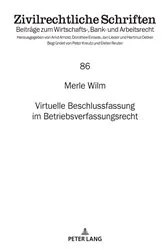 Book cover of Virtuelle Beschlussfassung im Betriebsverfassungsrecht by Hartmut Oetker