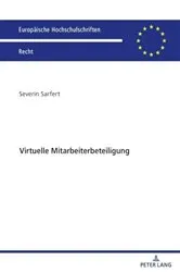 Book cover of Virtuelle Mitarbeiterbeteiligung by Severin Sarfert