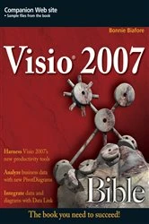 Book cover of Visio 2007 Bible by Bonnie Biafore