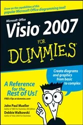 Book cover of Visio 2007 For Dummies by John Paul Mueller