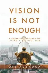 Book cover of Vision Is Not Enough by Ope Adenuga