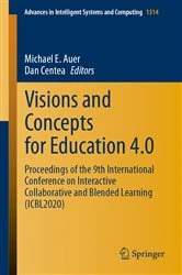 Book cover of Visions and Concepts for Education 4.0 by Michael E. Auer