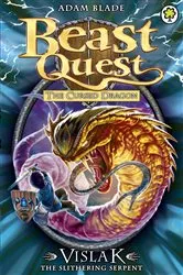 Book cover of Vislak the Slithering Serpent by Adam Blade