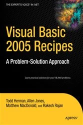 Book cover of Visual Basic 2005 Recipes by Rakesh Rajan