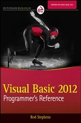 Book cover of Visual Basic 2012 Programmer's Reference by Rod Stephens