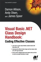 Book cover of Visual Basic .NET Class Design Handbook by Geir Olsen