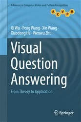 Book cover of Visual Question Answering by Qi Wu