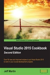 Book cover of Visual Studio 2015 Cookbook (2nd ed.) by Jeff Martin