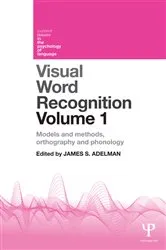 Book cover of Visual Word Recognition Volume 1 by James Adelman