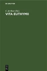Book cover of Vita Euthymii by C. de Boor