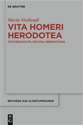 Book cover of Vita Homeri Herodotea by Maria Vasiloudi