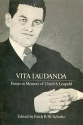 Book cover of Vita Laudanda by Erich R.W. Schultz