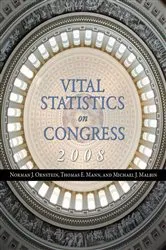 Book cover of Vital Statistics on Congress 2008 by Norman J. Ornstein
