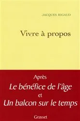 Book cover of Vivre à propos by Unknown