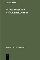 Book cover of Völkerkunde (2nd ed.) by Michael Haberlandt