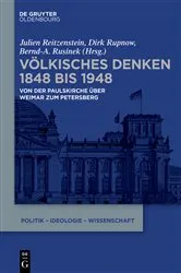 Book cover of Völkisches Denken 1848 bis 1948 by Julien Reitzenstein