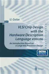 Book cover of VLSI Chip Design with the Hardware Description Language VERILOG by P. Blinzer