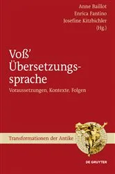 Book cover of Voß’ Übersetzungssprache by Anne Baillot