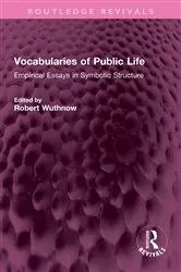 Book cover of Vocabularies of Public Life by Robert Wuthnow