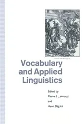 Book cover of Vocabulary and Applied Linguistics by Unknown
