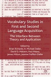 Book cover of Vocabulary Studies in First and Second Language Acquisition by Brian Richards