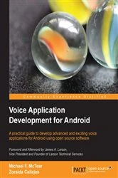 Book cover of Voice Application Development for Android by Michael F. McTear