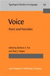 Book cover of Voice: Form and Function by Barbara A. Fox