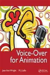 Book cover of Voice-Over for Animation by Jean Ann Wright