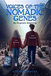 Book cover of Voices Of The Nomadic Genes by Stephen Wolfe