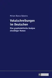 Book cover of Vokalschreibungen im Deutschen by Unknown