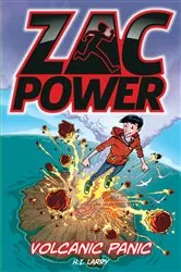 Book cover of Volcanic Panic by H.I. Larry
