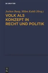 Book cover of Volk als Konzept in Recht und Politik by Jochen Bung