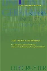 Book cover of 'Volk' bei Otto von Bismarck by Szilvia Odenwald-Varga