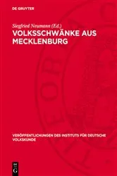 Book cover of Volksschwänke aus Mecklenburg (5th ed.) by Unknown