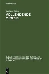 Book cover of Vollendende Mimesis by Andreas Böhn