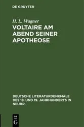 Book cover of Voltaire am Abend seiner Apotheose by H. L. Wagner