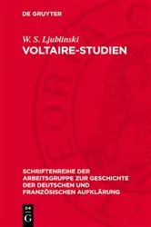 Book cover of Voltaire-Studien by W. S. Ljublinski