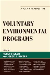 Book cover of Voluntary Environmental Programs by Peter deLeon