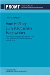 Book cover of Vom Hoefling zum staedtischen Handwerker by Lutz Raphael