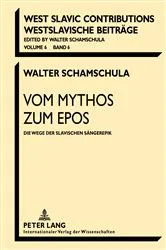 Book cover of Vom Mythos zum Epos by Walter Schamschula