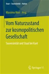 Book cover of Vom Naturzustand zur kosmopolitischen Gesellschaft by Massimo Mori